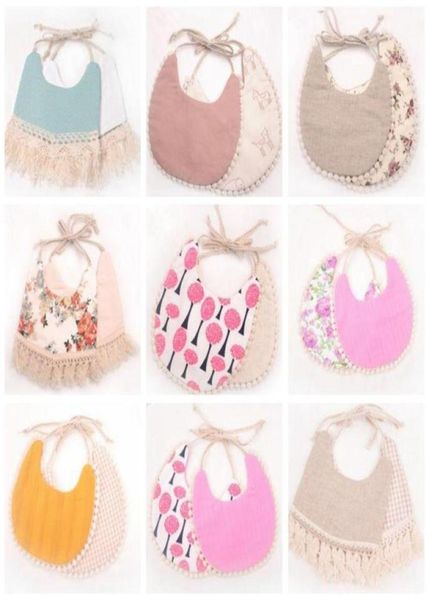 

baby bibs burps cloths newborn saliva towel pinafore ins bandana infant cotton bavoir scarf slabbetjes child cartoon tassel turban4863403