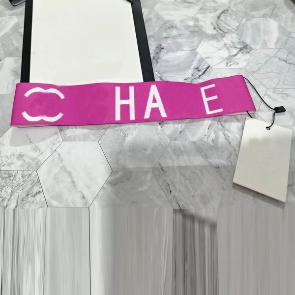 

brand designer womens letter headband scarf elasticity turban hairbands woolen yarn knitting headwraps hairhoop sports yoga headwear hat cap, Black;brown