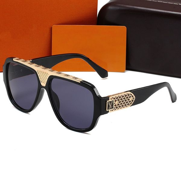 

men sunglasses luxury popular retro vintage men designer sunglasses shiny gold summer style laser logo gold plated come with case 3013 l sun, White;black