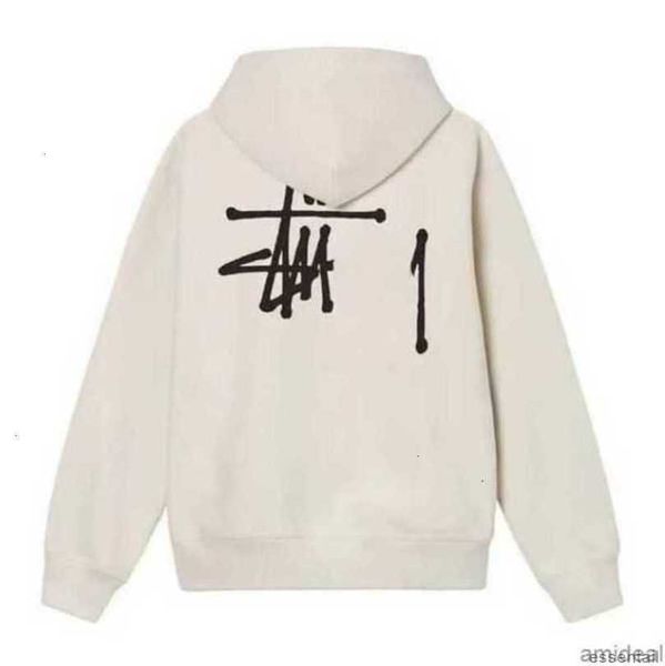 

colors designers mens stussys hoodie candy dice pattern hoody women printed fashion brand casual long sleeve couple loose o-neck sweatshirt, Black