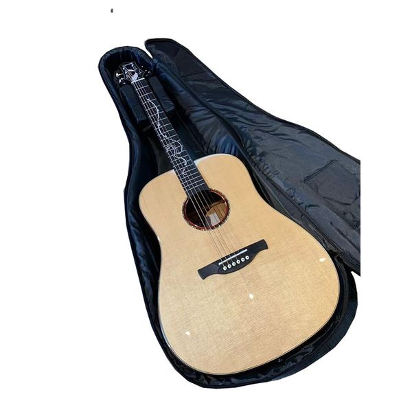 

st.adint 41 inches d tyle solid spruce acoustic guitar body