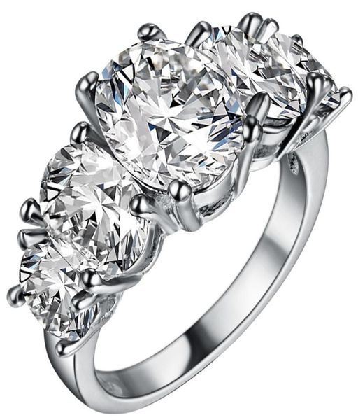 

925 sterling silver ring diamond ring five stone ring0128233134