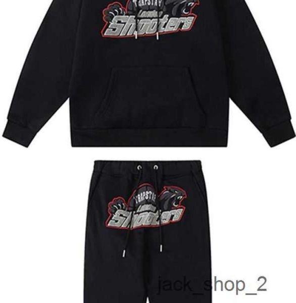 

pzq6 hoodie full tracksuit rainbow towel embroidery decoding hooded sportswear men and women suit zipper trousers size s-xl 5 bpuo7121108, Black