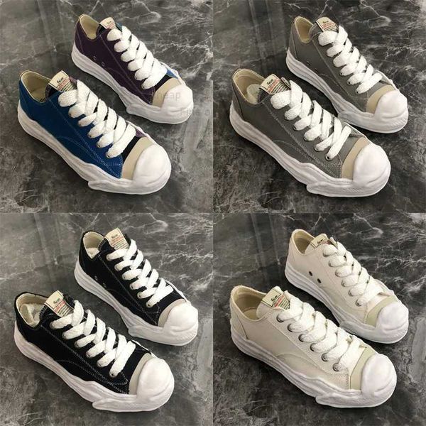 

high street mmy thick bottom canvas shoes mihara men sneakers lace-up yasuhiro men casual shoes women boots, Black