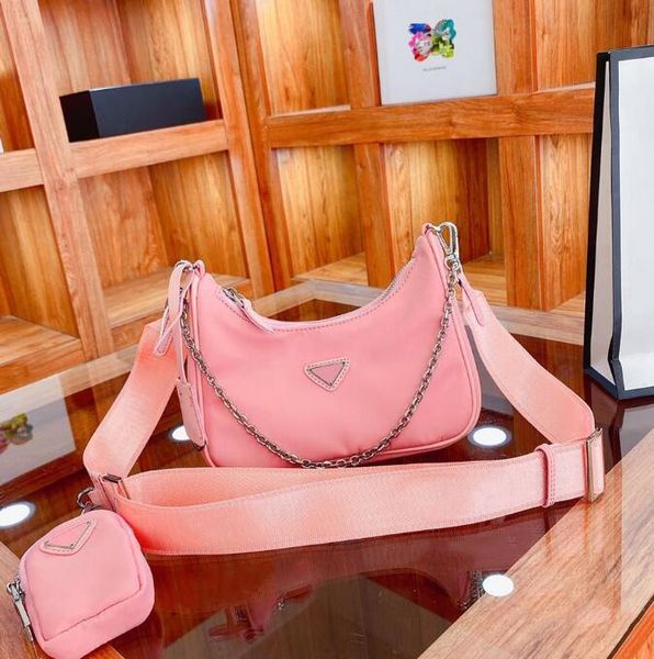 

candy color designer bag women crossbody bag hobo shoulder bag handbag with coin purse chain bags, Silver