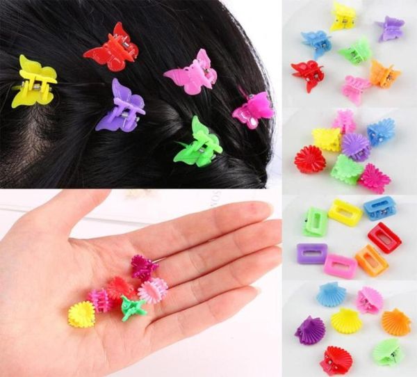 

girl hair clip small claw clip accessories with , butterfly, scallop, square headdress5027396, Slivery;white