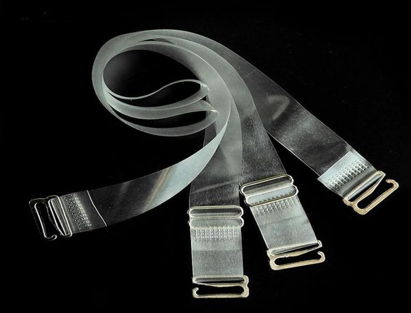 

intimates accessories 3pair summer invisible clear bra straps women039s belt underwear intimate silicone matte transparent for24331429, Black;white
