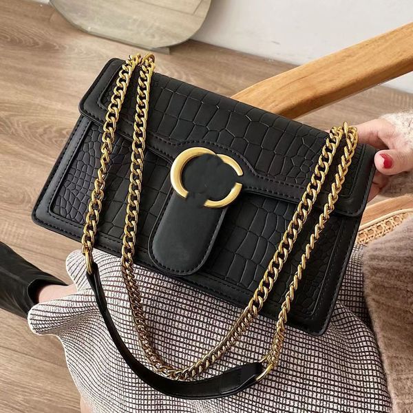 

high-end bag high-quality crocodile leather classic hourglass bag genuine leather handbag bag female european and american fashion shoulder