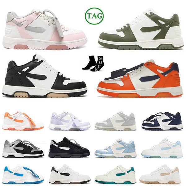 

origial out of office low ooo off platform og sneakers designer white black green pink beige leather loafers vintage mens womens casual fla
