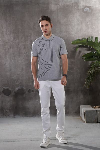 

designer luxury fashionable, comfortable breathable and versatile men's daily casual short sleeve polo shirt, White;black