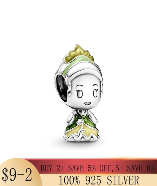 

other 925 sterling silver tiana princess the frog charm fit original for women moment bracelet enamel jewelry accessories2093635