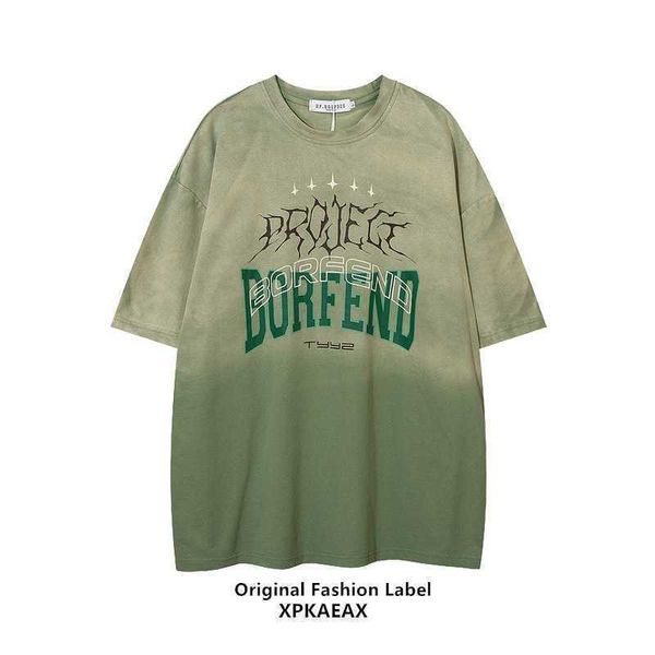 

stussys fashion t-shirt fashion brand fruit green fried color washable oversize men and women bf style couple costume short sleeve t-shirt6l, White;black