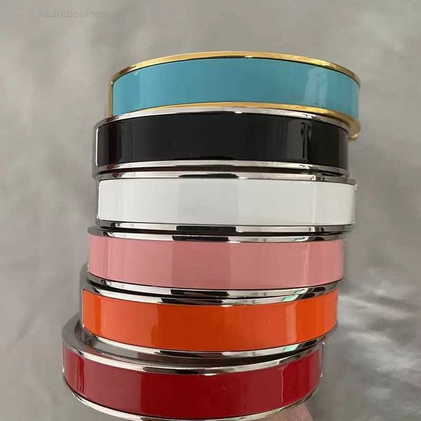 

designer bracelet luxury brand her max enamel rainbow bangle bracelets woman cuff love fashion bracelet for man women jewelry jewelrys 11 co, Black