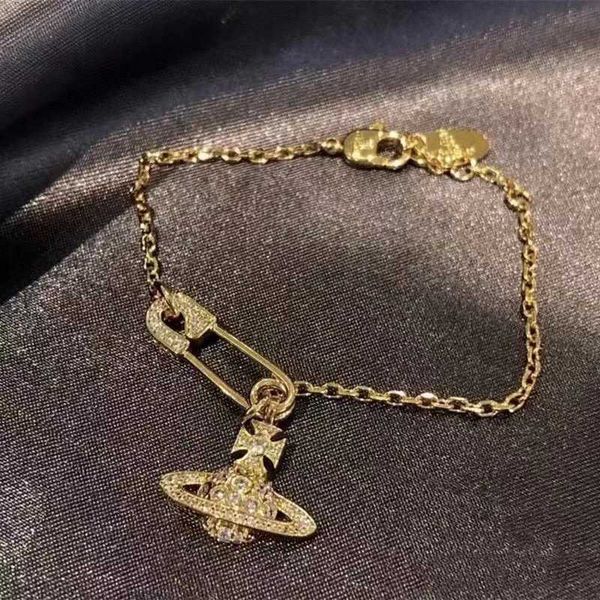 

liwu gaoban empress dowager benxi planet full diamond pins bracelet, Golden;silver