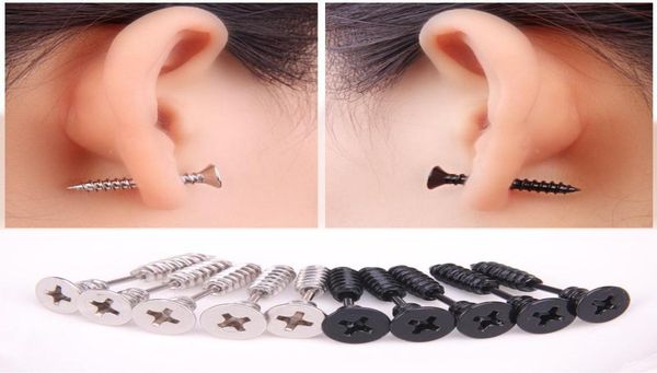 

design jewelry whole 2016 gold plated beads mini stud earrings screws crystal stud earrings for women new design earrings2592856, Golden;silver