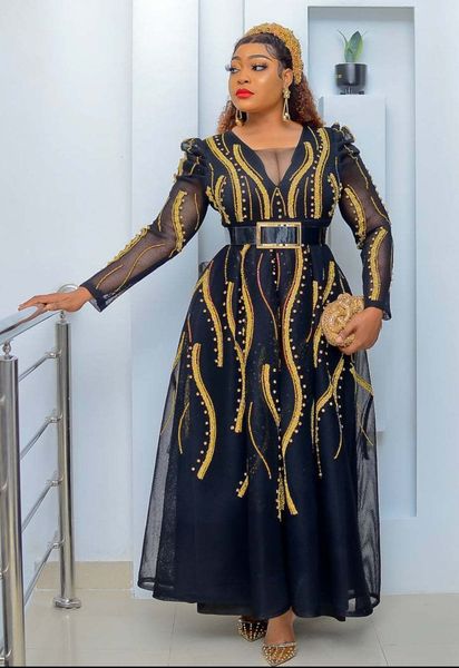 

basic casual dresses plus size women dress sequin elegant clothing luxury party evening maxi long sleeve gown summer club lady bodycon mesh, Black;gray