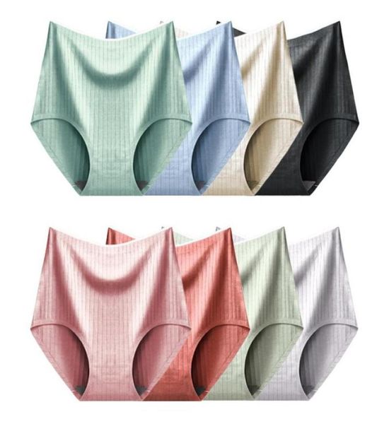 

women039s panties 8 pcs seamless cotton woman female underwear antibacterial briefs 2021 winter bannirou8162443, Black;pink