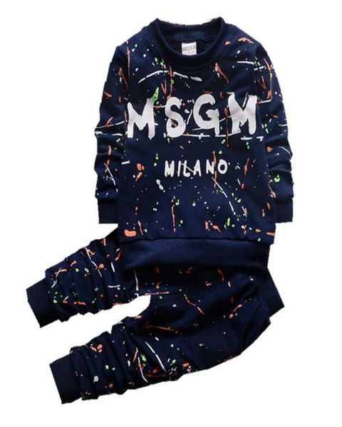 

2pc toddler baby boys clothes t shirtpants kids sportswear clothes children clothing autumn kids designer clothes 14years1153429, White