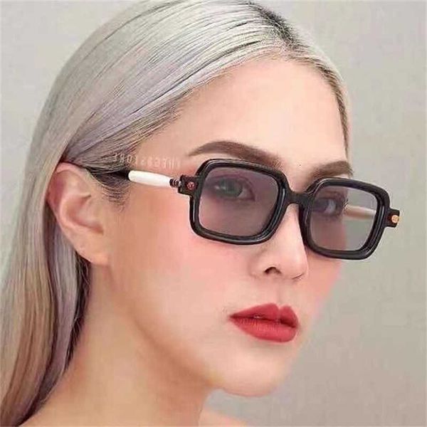 

designer kuboraum sunglasses super with logo box jing bairan star with german street shooting square plate p2 personalized, White;black