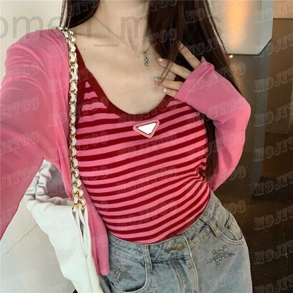 

women's plus size t-shirt designer striped cardigan t shirts setknitted sling tanks badge hooded vest suit 3gr2, Black