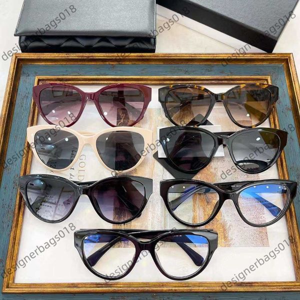 

Xiao Xiang family sunglasses Xiaoxiangjia's new online celebrity the same cat's eye art ins women's versatile plain face fashion glasses 5477