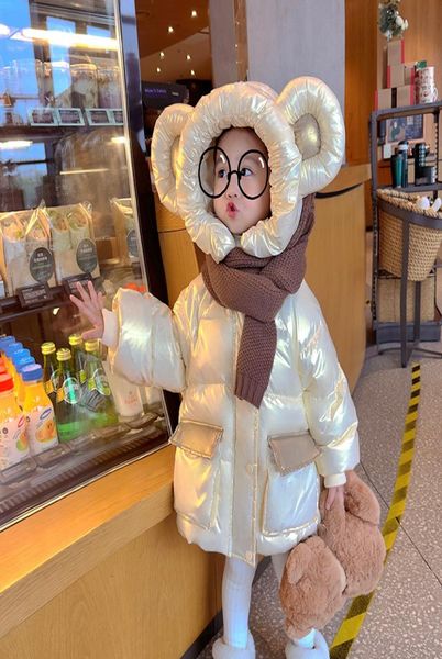 

winter new style girls039 down jacket thickened warm and wash baby coat6797810, Blue;gray