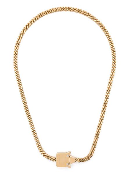 

chains 1017 alyx 9sm mini cubix chain necklace men and women couples same style simple personality gift ins trend8073689, Silver