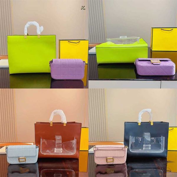 

evening bags 2pcs totes women purses handbags ladies designer-handbags designer lady clutch bag shoulder tote female purse wallet handbag 22