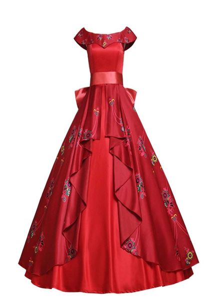 

women039s dress for elena of avalor princess cosplay adult03153809, Black;red
