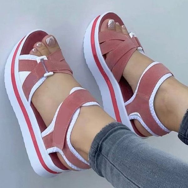 

sandals women sandals lightweight heels sandals summer shoes for women wedge sandal with platform sandalias mujer summer footwear female 230, Black