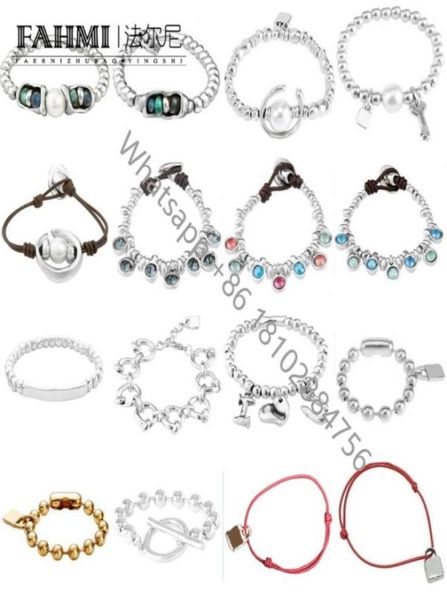 

fahmi jewelry sets authentic elegant bracelet uno de 50 goldplated jewelry suitable for european style gift 21299249587140811, Silver