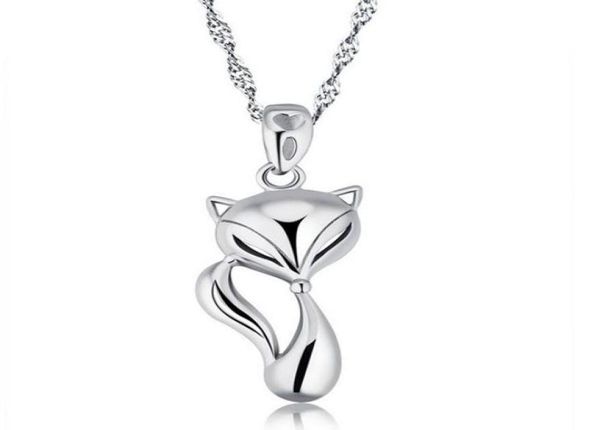 

wedding necklace for women vintage fashion cute animal jewelry 925 sterling silver plating chain necklaces with white gold plated6631760