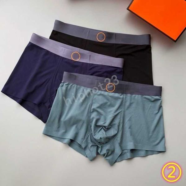 

men underpants boxers designer man underwear solid color breathable mens underwears branded boxer comfortable wear three pieces in one box a, Black;white