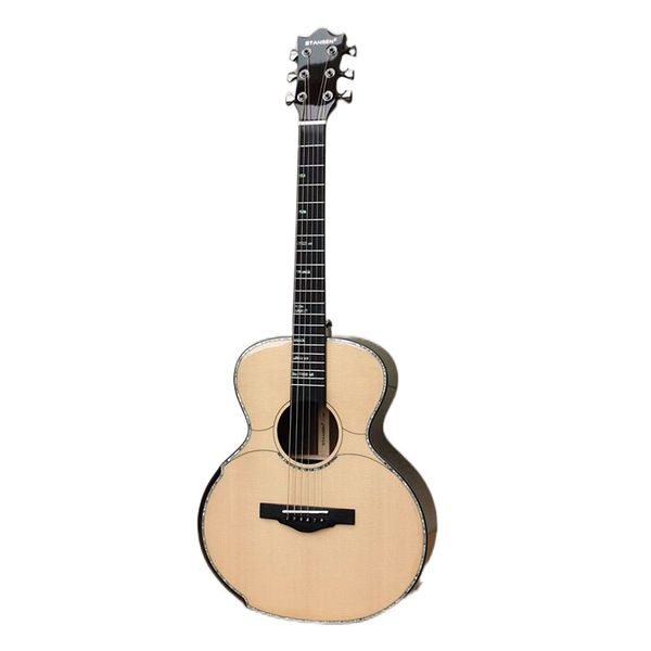 

stansen 38 inches solid spruce acoustic guitar rosewood body