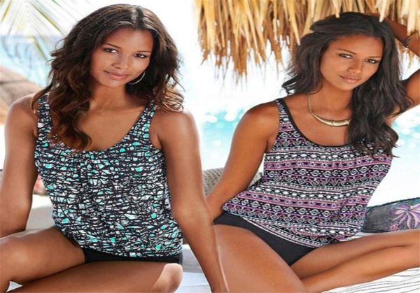 

women039s swimwear swimsuit women plus size tankini sets swim suit vintage beach wear bathing suits female bandage monokin9581785280, White;black
