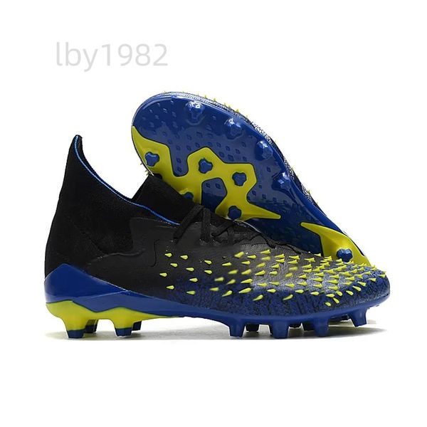 

soccer shoes predator freak 1 meteorite pack lace-up high ankle football boots athlete outdoor cleats wholesale