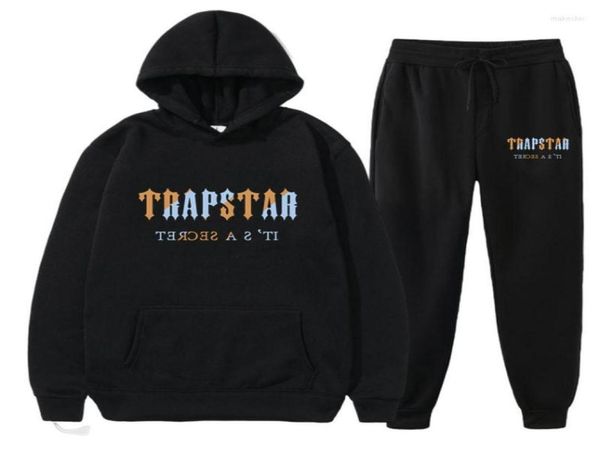 

men039s tracksuits men39s tracksuit sets winter fleece male hoodies pants brown black fashion jogger sportswear clo9032356, Gray