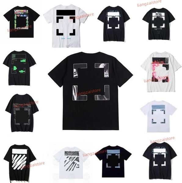 

mens t shirt designers offs clothing loose tees man casual street graffiti sweatshirt short sleeve tshirts offs white{category}, White;black