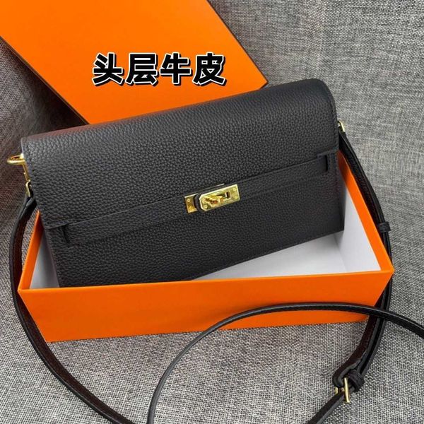

kelys h home designer tote bags new shoulder bag crossbody light luxury style full leather women's high end temperament and noble have