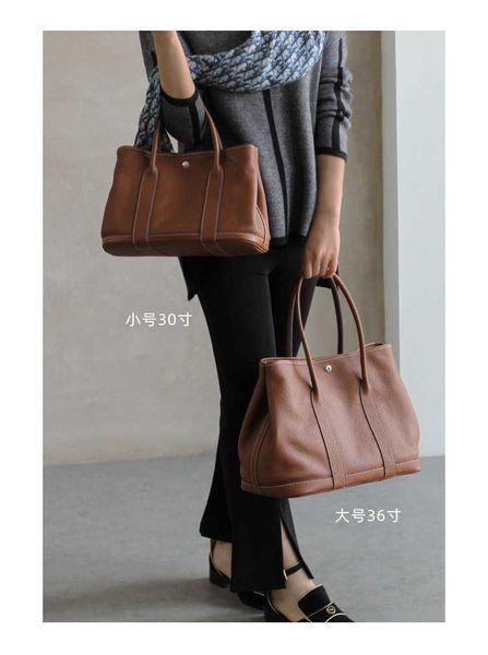 

garden party bags designer h high set luxury home bag 36 leather women's tote large capacity commuter handbag 1jyhv