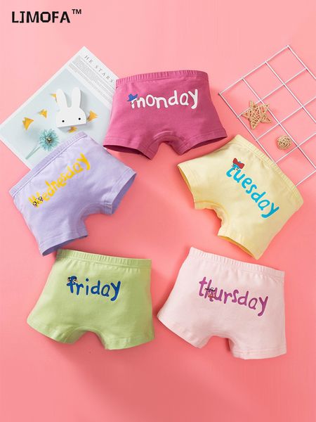 

panties ljmofa 5 pcs girls underwear 3 12y kids baby girl boxer comfortable cute candy colors pants b125 230711, Camo