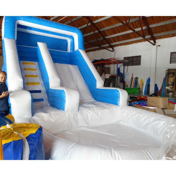 

new type of inflatable bouncing wall climbing with swimming pool