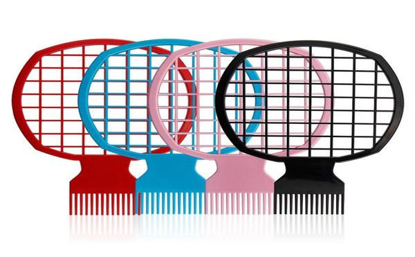 

hair brushes afro tool creative comb women men itup comb professional curly dirty braid perm style8858534, Silver