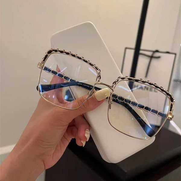 

sunglasses 2023 new william chan the same type of c-fragrance myopia frame men's and women's woven leg net red blue light proof pr, White;black