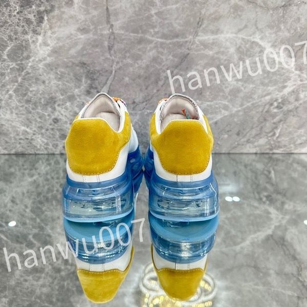 

2023 new luxury women designer shoes sneakers trainers loafers leather platform casual shoe printed calfskin rubber autumn and winter xsd230, Black