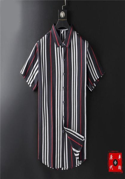 

2021 luxury designer men039s shirts fashion trend man wear long sleeve business casual brand spring slimming m3xl039464961, White;black
