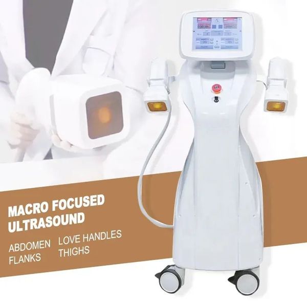 

hifu skin tightening wrinkle removal machine 2 handles hifu weight loss body slimming