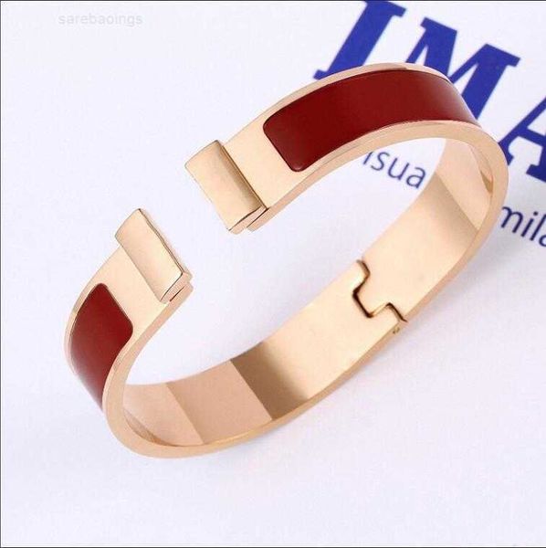 

luxury brand bracelet her max gold for designer letter bangle enamel men and women fashion bracelets everyday accessories party wedding vale, Black