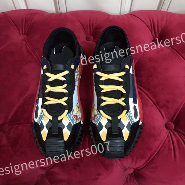 

2023 new luxury designer shoes men designers classics sneaker women platform leather casual shoe low lace up sneakers hc210813, Black