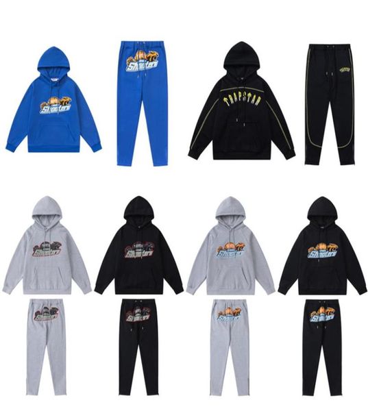 

men039s tracksuits mens tracksuits tiger head shooters track suit towel embroidery womens fleece tracksuit ho5994218, Gray